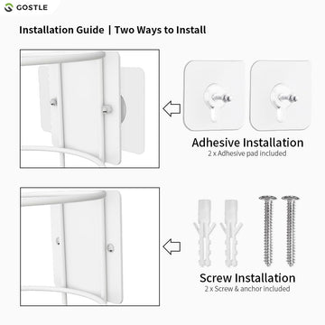 Versatile Wall-Mount Wipes Holder For Cleaning Wipes - Easy Installation, Ideal For Home, Office, And More - No Wipes Included