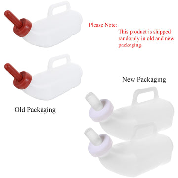 2Pcs 68 Oz Calves Nurser Bottles With Handle And Silicone , Lamb Cow Feeding Bottle, Farm Goats Milk Feeder, Livestock Supplies