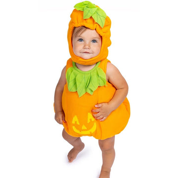 Dress Up America Baby Pumpkin Costume - Adorable Halloween Jack-O-Lantern Costume For Toddlers