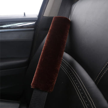 Ohhmnkk 4 Pack Car Seat Belt Pads Shoulder Cover Baby Safety Belt Protector With Adjustable Soft Plush Shoulder Strap Protect Ne