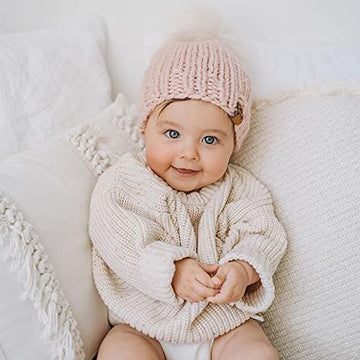 Infant Toddler Baby Girl Boy Knit Sweater Pullover Sweatshirt Warm Long Sleeve Shirt Tops Knitted Fall Winter Clothes (White, 3-