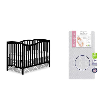 Dream On Me Chelsea 5-In-1 Convertible Crib In White, Jpma Certified