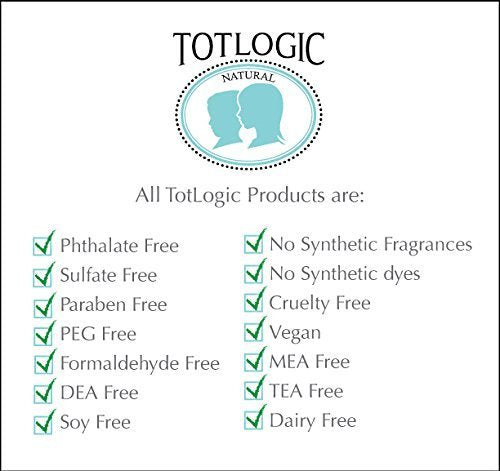 Totlogic Sulfate Free Kids Shampoo - 8 Oz Original Scent - Gentle And Paraben Free Non-Toxic Plant Based Formula Safe For Babies