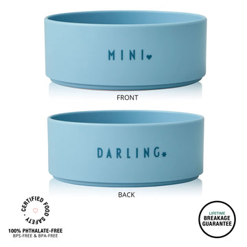 Design Letters Mini Favourite Tritan Kids Bowl | Unbreakable Toddler Bowl With Letters | Dinnerware Bowls For Kid | Suction Bowl