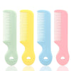 1 Pack Of 4 Round Colorful Tip Bristles Baby Cute Comb Baby Grooming For Sensitive Scalp Skin, For Nursery Newborn Infant Girl B