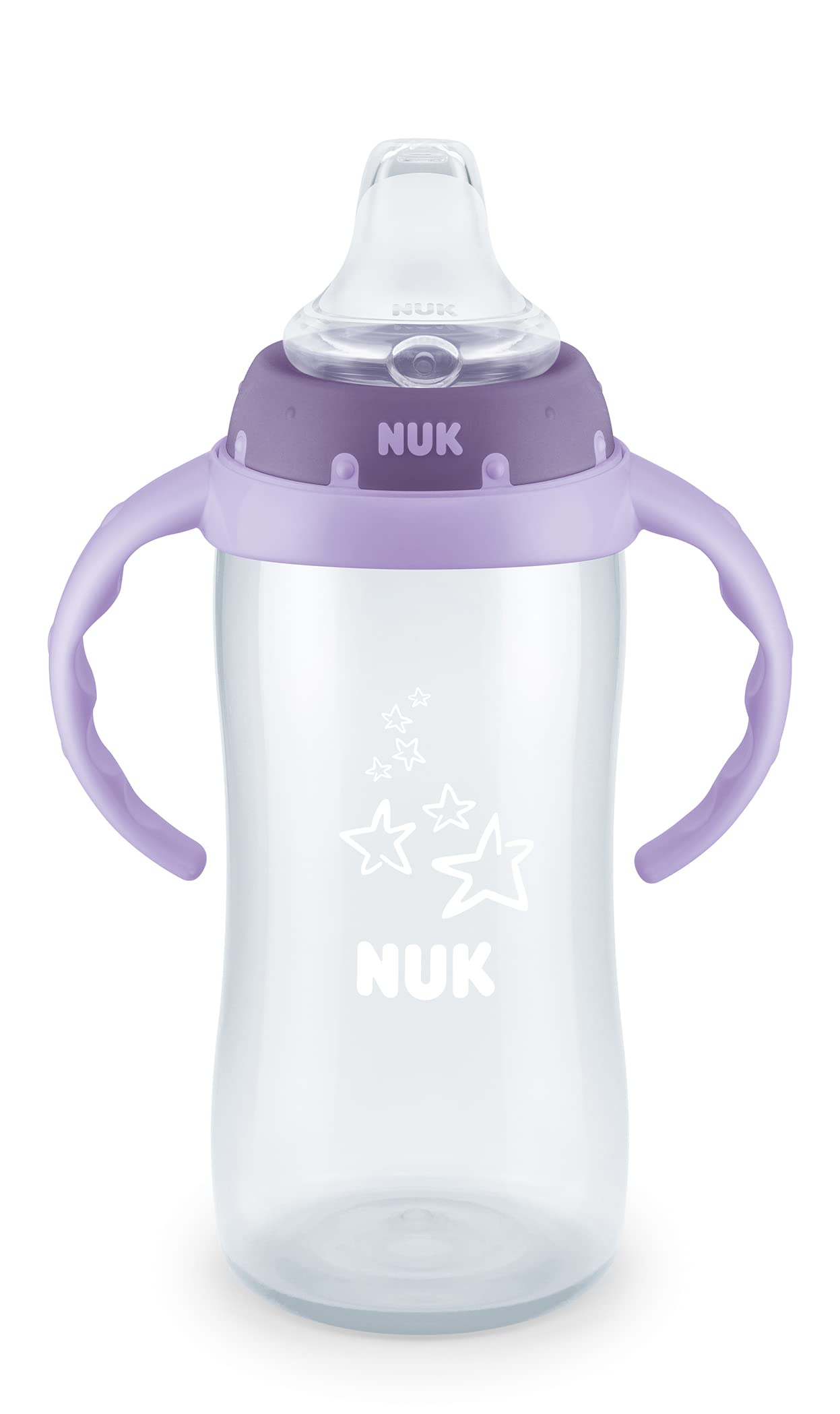 NUK Large Learner Tritan Cup, 10 oz, 8+ Months - BPA Free, Spill Proof Sippy Cup