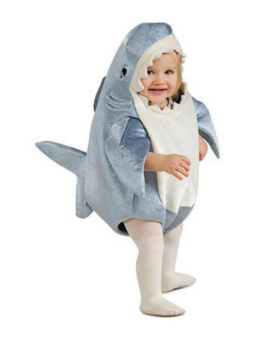 Rubie'S Deluxe Shark Romper Costume, As Shown, 0-6 Months
