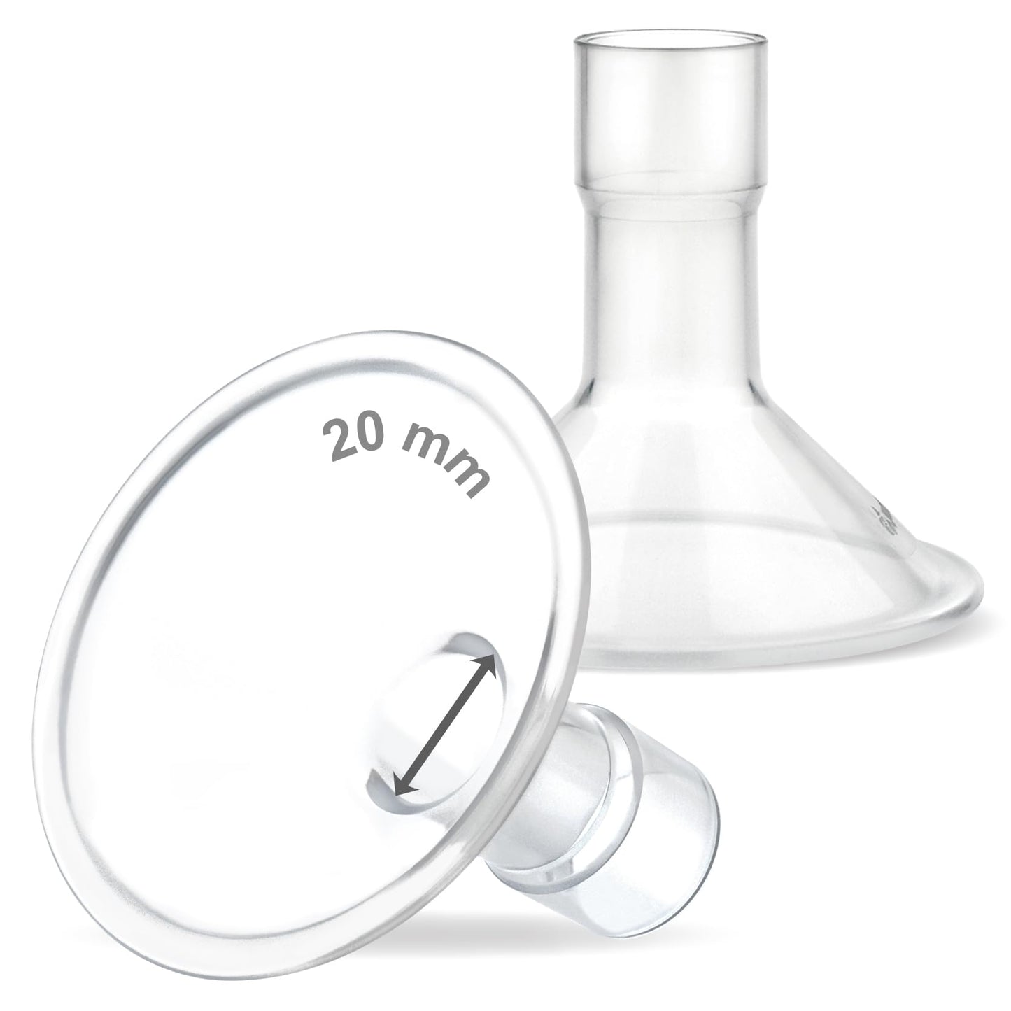 Maymom Myfit 20 Mm Small Shields, Compatible With Medela Breast Pump- Personalfit, Freestyle, Harmony, Maxi, Flex Connector, Con