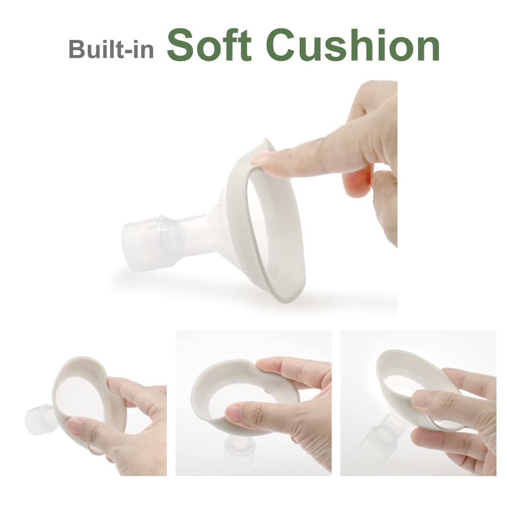 Maymom Myfit Comfy Series 17 Mm Two-Piece Design Breastshield Compatible With Medela Breast Pumps; Not Original Medela Pump Part