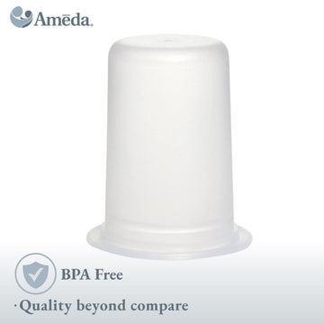 Ameda Universal Silicone Replacement Diaphragms, Clear, Closed-System Pumping, Breastfeeding Equipment & Accessories (2 Count)