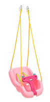 Little Tikes Snug 'N Secure Pink Swing With Adjustable Straps, 2-In-1 For Baby And Toddlers Ages 9 Months - 4 Years,16'D X 16.3