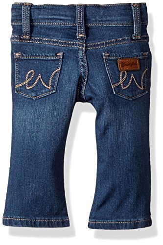 Wrangler Baby Girls' Skinny Jean, Medium Blue, 18 Months