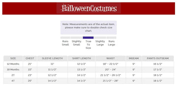 Toddler Oompa Loompa Costume - 2T