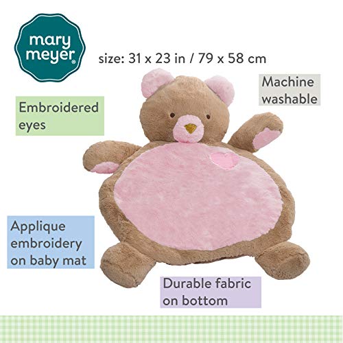 Mary Meyer Bestever Baby Mat, Pink Bear