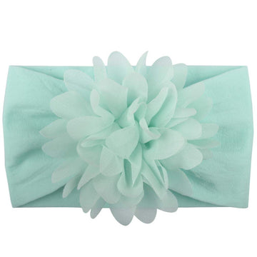 Toptim Baby Head Wrap Chiffon Flowers Newborn Infant Soft Nylon Headbands