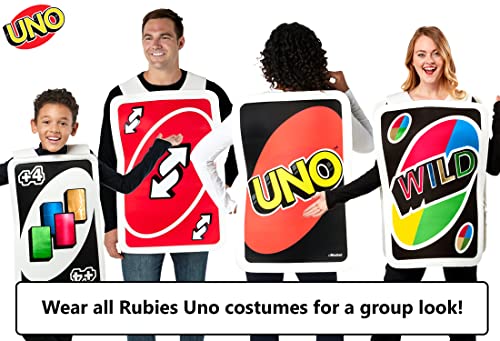 Rubie'S Child'S Mattel Games Uno Draw Four Card Costume, As Shown, One Size