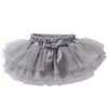 Anbaby Baby Girls Soft Tutu Skirt Toddler Ruffled Pants Diaper Cover Gray 3-6M