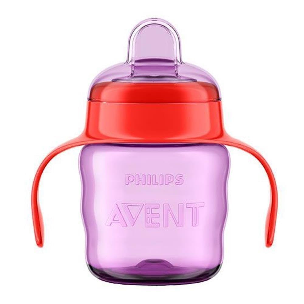 Philips Avent Classic Soft Spout Cup, 200ml (Pink/Purple)