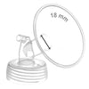 Maymom Pump Part Compatible With Spectra S1,S2 Spectra 9 Plus Breastpump; Incl Wide Mouth Flange (One Flange-18Mm Flange) Not Or