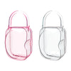 Laneyli Pacifier Case Classic (Pack Of 2, Clear, Pink)