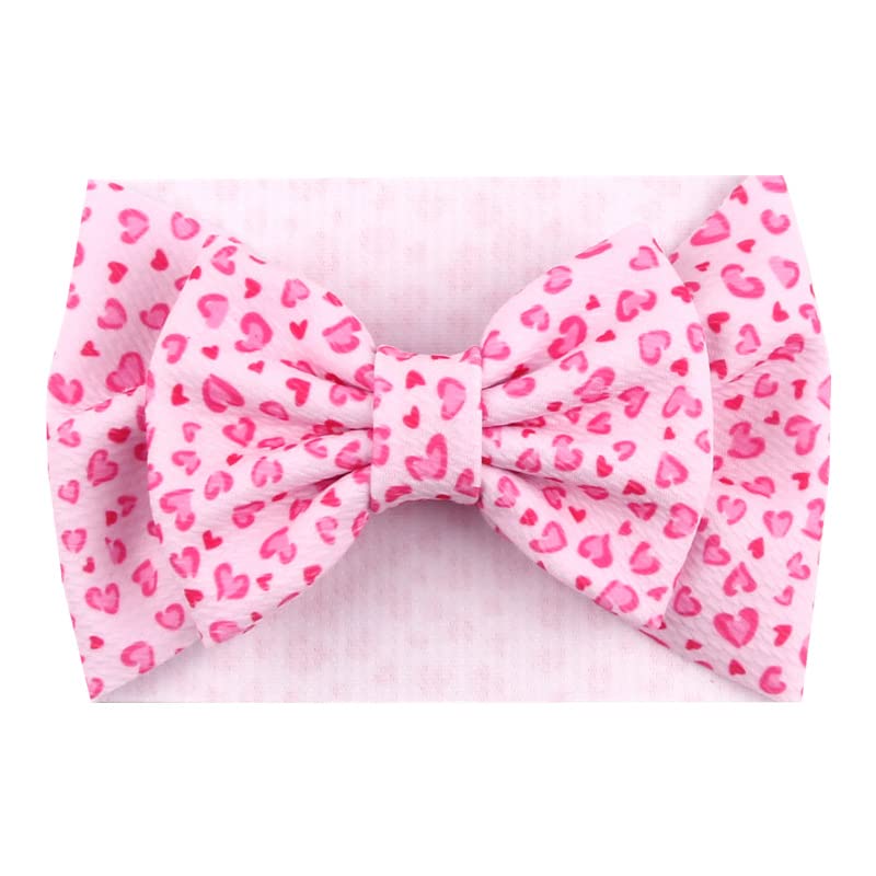 Bbtdin Valentine'S Day Turban Bow Baby Girls Valentine'S Day Headband Bowknot Holiday Headware Btv03 (A4)