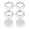 6Pcs Replacement Baby Bottle Nipple Ring Collars, Bottle Nipple Collars Rings Screw Caps Lids Baby Feeding Accessories Parts Bab