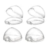 Accmor Pacifier Case, Pacifier Holder Case, Pacifier Container For Travel, Bpa Free, Transparent, 4 Pack