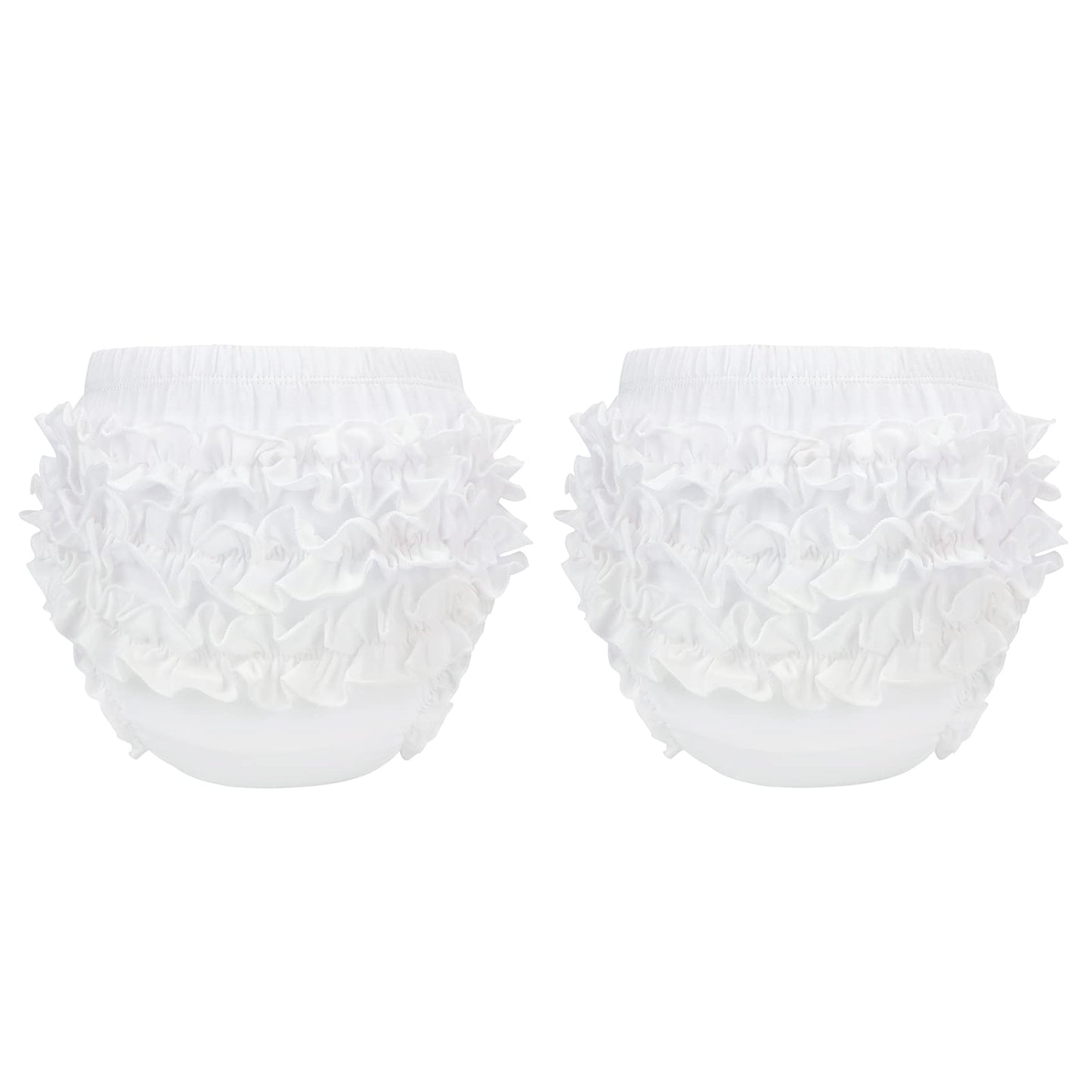 Durio Baby Girl Shorts Soft Baby Girl Newborn Essentials Z White & White 6-12 Months