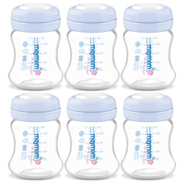 Maymom Wide-Mouth Milk Storage Collection Bottle With Sureseal Sealing Disk; Compatible With Spectra/Motif Luna/Ameda Mya/Bellab