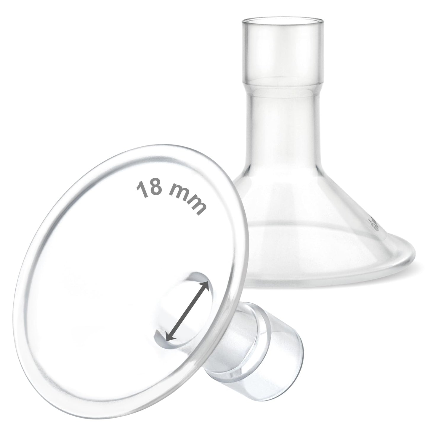 Maymom Myfit 18 Mm Small Shields, Compatible With Medela Breast Pump- Personalfit, Freestyle, Harmony, Maxi, Flex Connector, Con