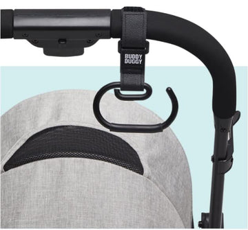 Nonslip Stroller Hook For Hanging Diaper Bags, Purse, Shopping On Strollers Buddyduggy