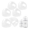 Baby Bottle Lids Compatible With Philips Avent Baby Bottles, Soft & Safe Bottle Caps For Avent Glass & Natural Bottles, 6 Count