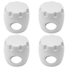 Yugtcen Door Knob Child Proof Locks, 4 Pack Child Proof Door Knob Covers, Door Handle Child Proof For Toddler Baby Kids Toddler