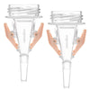 Maymom Milkbag Adapter, Widemouth 2nd Generation; Compatible with Spectra Avent Pumps; Most Milkbags inc. Lansinoh Bags;Do Not U