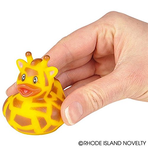 Rhode Island Novelty 2 Zoo Animal Rubber Duckies