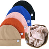 Jersey Beanie Hat For Newborn Baby Boys Girls Silky Satin Lined Hats Bonnet Toddler Infant Little Kids Beanies Caps(6M-3T,006 Co