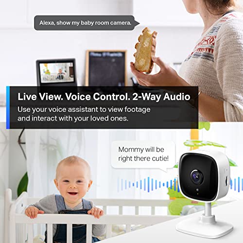 Tp-Link Tapo 2K Security Camera For Baby Monitor, Dog Camera W/Motion Detection, 2-Way Audio Siren, Night Vision, Cloud & Sd Car