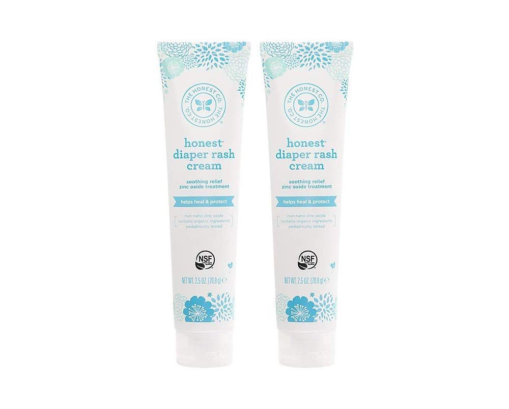 Honest Company Diaper Rash Cream, 2.5Oz - 2 Pack