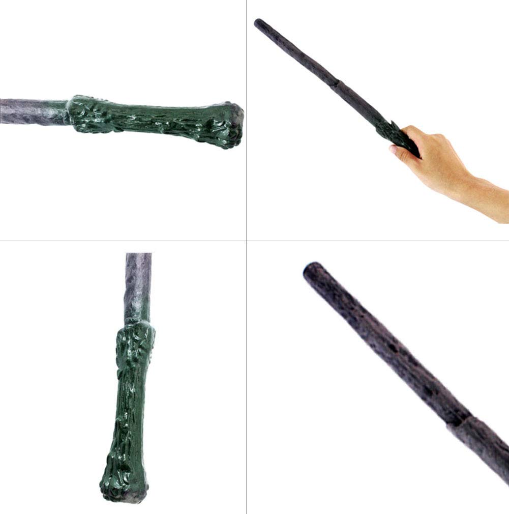 13Pcs Novelty Scarf Wizard Glasses Wand Lightning Bolt Tattoos Cosplay Set Dress Up Costume Accessories Halloween Birthday Gifts