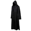 Graduationmall Kid Sith Robe Halloween Jedi Hooded Cloak Knight Darth Sidious Cosplay Costume Black Small