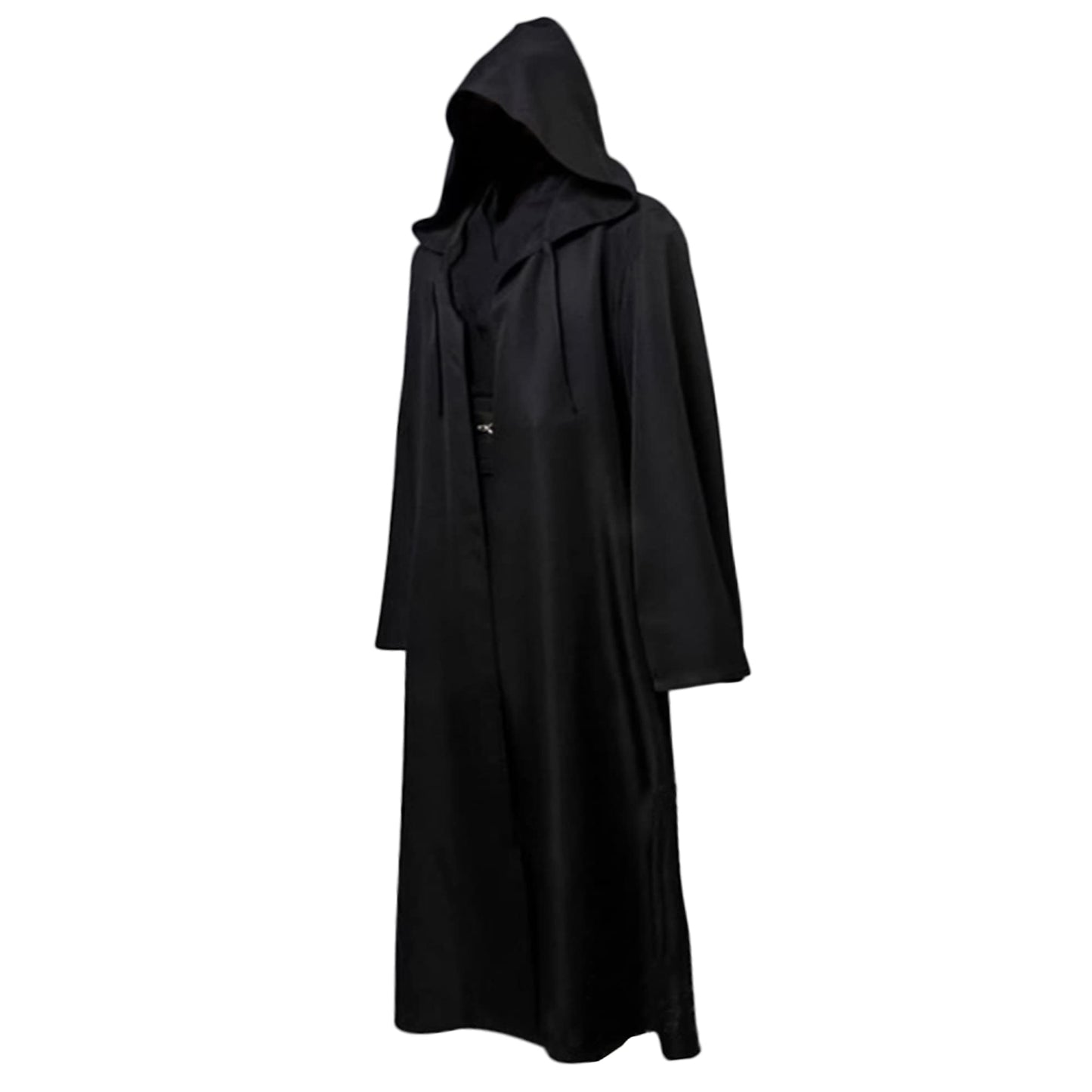 Graduationmall Kid Sith Robe Halloween Jedi Hooded Cloak Knight Darth Sidious Cosplay Costume Black Small