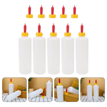 5 Sets Lamb Feeding Bottles Animal Feeding Bottle Lamb Bottle Feeding Goat Milk Bottle Calf Milk Feeder Bottle For Sheeps Lambs