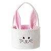 Inough Easter Basket For Kids, Fluffy Bunny Easter Baskets For Boys Girls, Easter Gifts Basket With Foldable Ears, Baby Bags For
