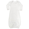 Laughing Giraffe Baby Infant Blank Long Sleeve Sleeper Gown (White, 0-3 Months)