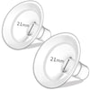 Pumpmom 21Mm Breast Pump Shields Flanges For Medela, Replace Flange Compatible With Medela Breast Pumps Personalfit, Freestyle,