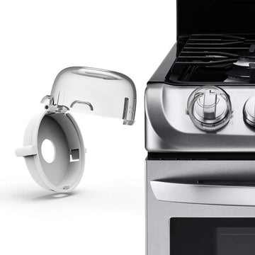 4 Pack Kids Stove Knob Covers Gas Shield Protection Locks For Kids Safe Proof Universal Guard Cooker Oven Switch Toddler Control