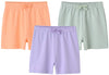 Suyeorli Baby Boys Girls 3 Pack Shorts Cotton Soild Color With Drawstring 3-24 Months (12-18 Months, D)