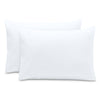 Bare Home Microfiber Pillow Cases - Toddler Size Set Of 2 Cooling Pillowcases Double Brushed White Pack Easy Care (Toddler Pillo