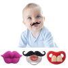 Funny Pacifiers For Babies,Newborn Pacifier,Funny Pcifiers For 0-6 Months, Mustache Pacifier,Teeth Binky,Gift Pacifiers For Boys