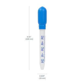 Ezy Dose Kids Oral Liquid Medicine Dropper, For Baby & Toddler, 2.5Ml/0.5 Tsp Capacity, Calibrated, Easy To Use With Precise Dos